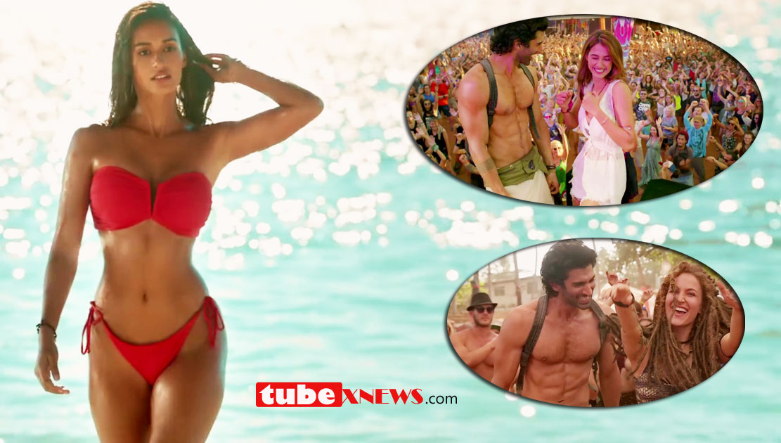 Disha Patani in red bikini Humraah Full Song Malang Aditya R K