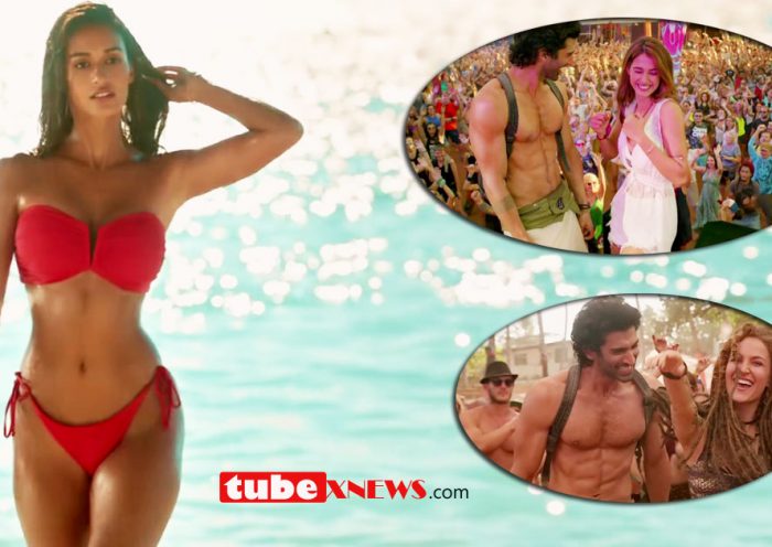 Disha Patani in red bikini Humraah Full Song Malang Aditya R K